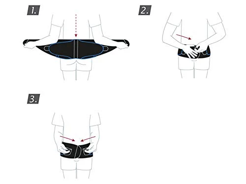 Actimove Bel Korsesi 4 Adet Destek İçeren, Ayarlanabilir Çift Kat Kompresyon - 9