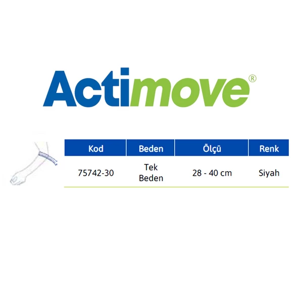 Actimove Dirsek Bandı Sıcak/Soğuk Ped ile Birlikte Std. - 9