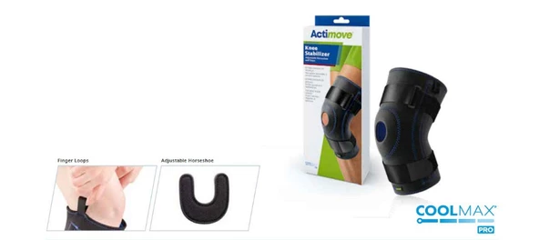Actimove Patella ve Ligament Destekli Dizlik / Ayarlanabilir Patella Desteği ile - 3