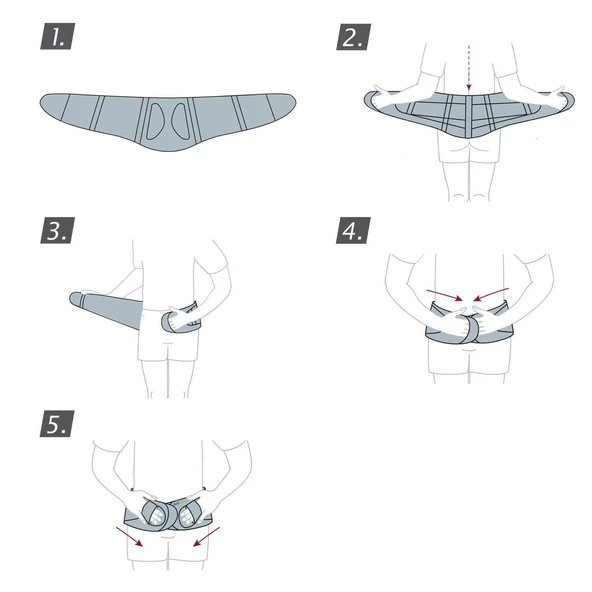 Actimove Bel Desteği Yüksek Yoğunluk Köpük Panel / Ayarlanabilir Çift Kat Komp. - 7