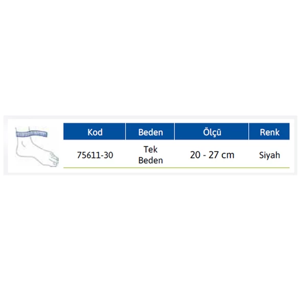 Actimove Ayak Bileği Sabitleyici Çapraz Bant Standart Beden - 7