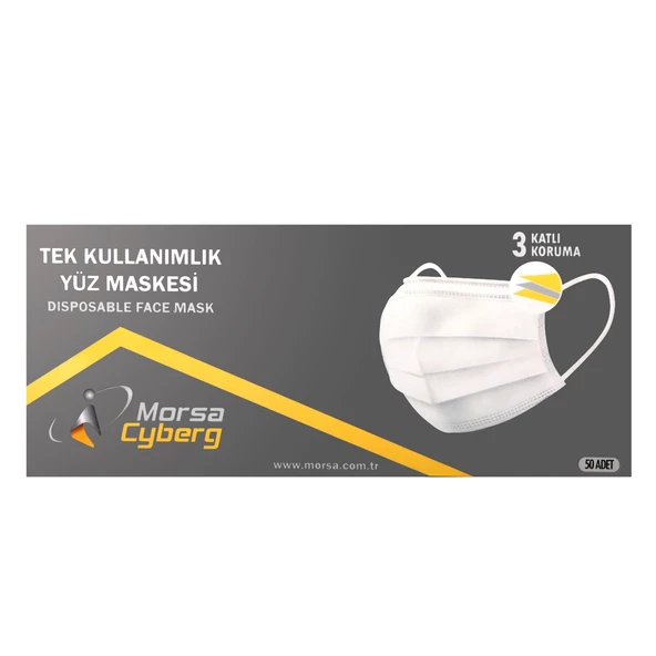 Morsa Medikal Maske 50'li Kutu (Meltbow) - 3