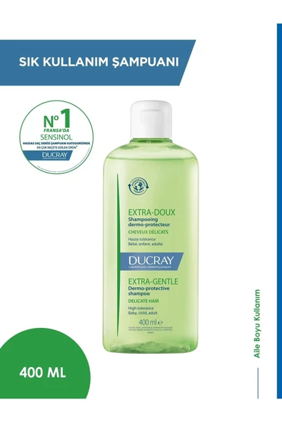 Ducray Extra Doux Shampoo Günlük Şampuan400 ML