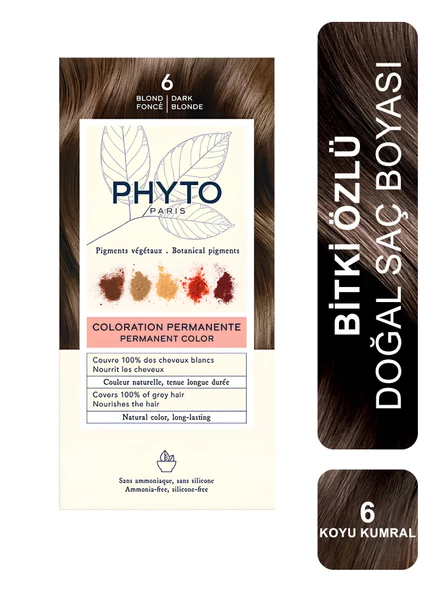 Phyto Color Bitkisel Saç Boyası 6 - Koyu Kumral