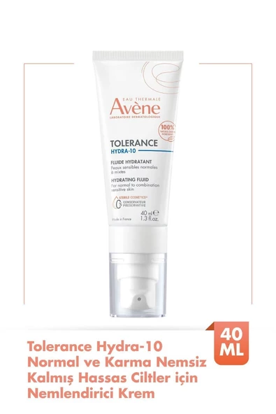 Avene Tolerance Hydra-10 Normal ve Karma Nemsiz Kalmış Hassas Ciltler için Nemlendirici Krem40 ML