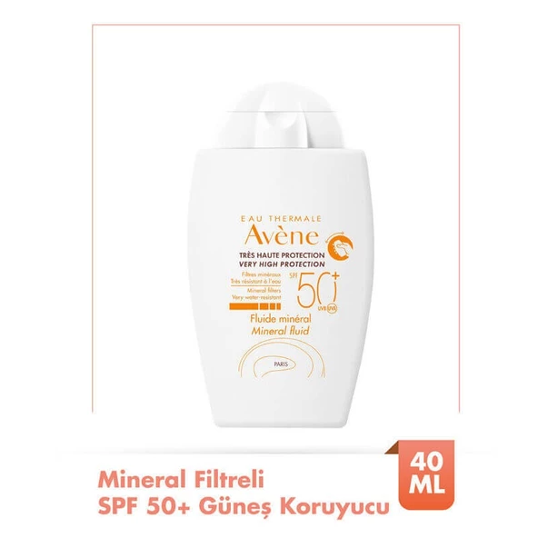 Avene Fluide Mineral Filtreli SPF 50+ Güneş Koruyucu 40 ml