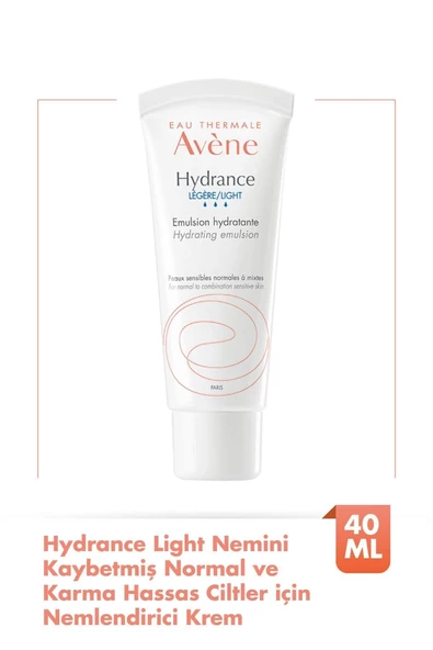 Avene Hydrance Light Hassas ve Karma Ciltler için Nemlendirici Emülsiyon 40 ml