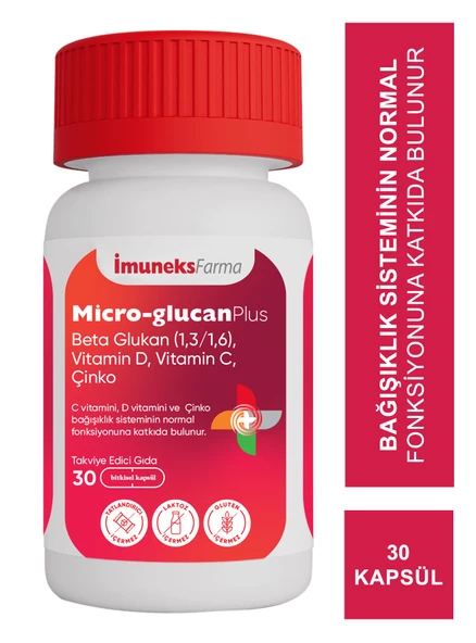 İmuneks Micro-Glucan Plus Beta Glukan 30 Kapsül