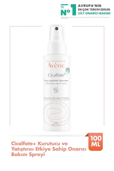 Avene Cicalfate+ Kurutucu ve Yatıştırıcı Etkiye Sahip Onarıcı Bakım Spreyi 100 ml