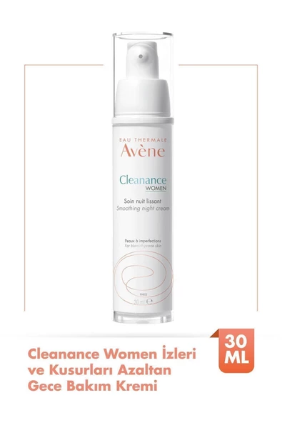 Avene Cleanance Women İzleri ve Kusurları Azaltan Gece Bakım Kremi 30 ml