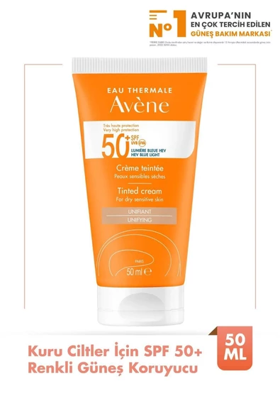 Avene Kuru Ciltler için SPF 50 + Renkli Güneş Koruyucu 50 ml