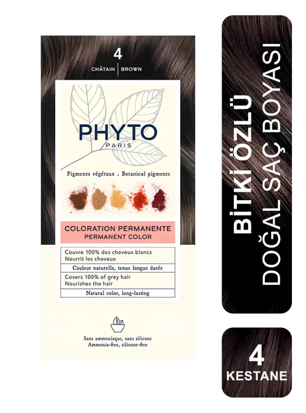 Phyto Color Bitkisel Saç Boyası - 4 Kestane