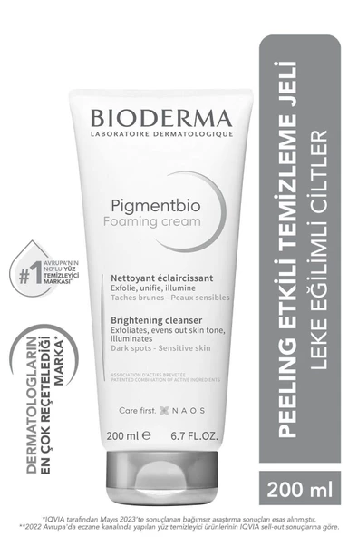 Bioderma Pigmentbio Foaming Cream Cleanser Temizleme jeli 200 ml