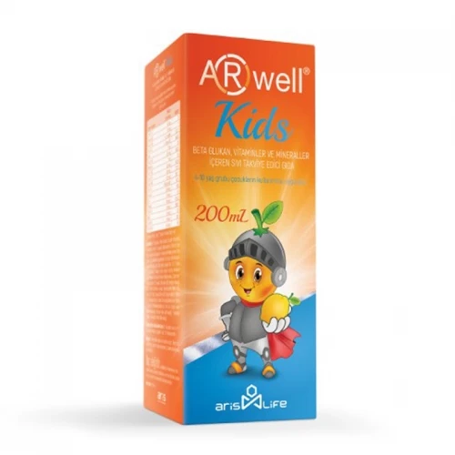 Arwell Kids Beta Glukan Vitamin Şurup 200 ml