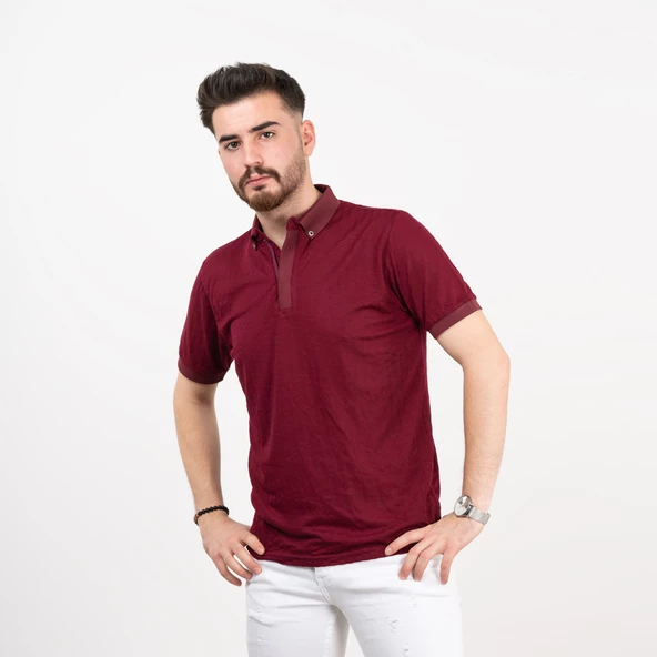 POLO YAKA SLİMFİT ERKEK T-SHİRT - 9
