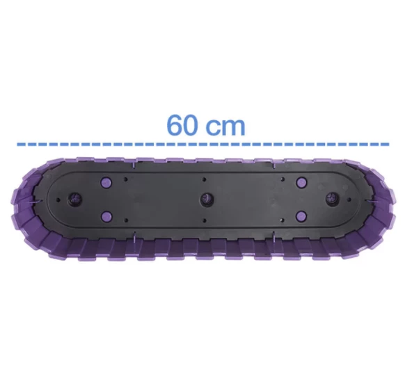 Poliwork Akasya Renkli Plastik Balkon Saksısı Oval  60 cm - 3