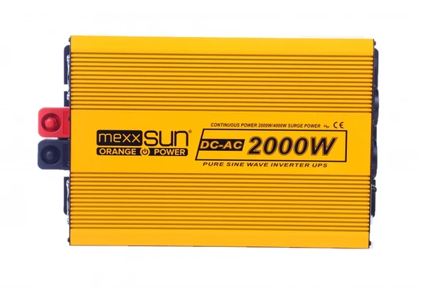 Mexxsun 2000 Watt 12 Volt Tam Sinüs Ups İnvertör İnverter - Resim 3
