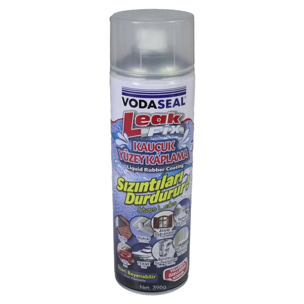 Leak Fix Su Geçirmez Sızdırmaz Sprey Şeffaf 396 gr + Çamur Bant - 2
