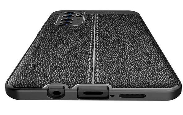 Xiaomi Mi Note 10 Lite Kılıf Zore Niss Deri Desenli Silikon Kılıf - 11