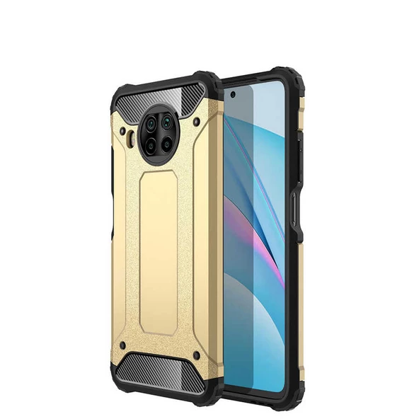 Xiaomi Redmi Note 9 Pro 5G Kılıf Zore Crash Zırh Silikon Kılıf - 5