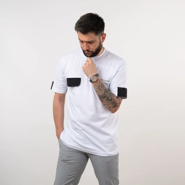 OVERSİZE PENYE KUMAŞ ERKEK T-SHİRT - 7