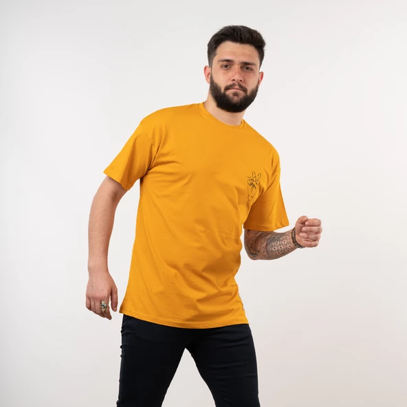 OVERSİZE PENYE ERKEK T-SHİRT - 3