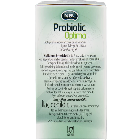 Nbl Probiotic Optima 30 Çiğneme Tableti - 3
