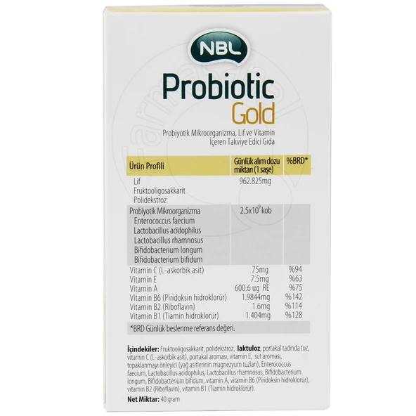 Nbl Probiotic Gold 20 Saşe - 3
