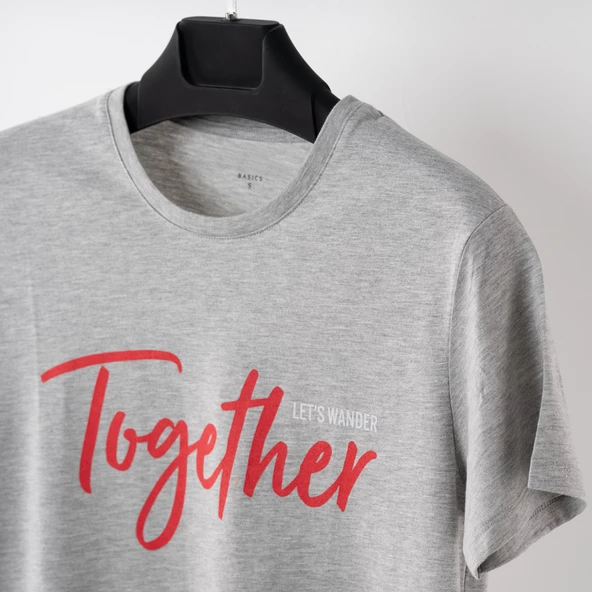 SLİMFİT BASİC BASKILI PENYE ERKEK T-SHİRT - 6