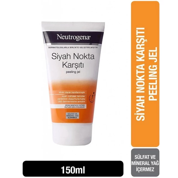 Neutrogena Siyah Nokta Karşıtı Peeling Jel 150 ml - 2
