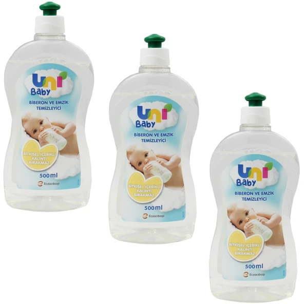 Uni Baby Biberon Ve Emzik Temizleyici 500 ml 3 ADET