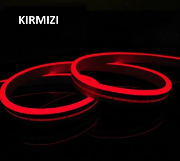 5 METRE CT 4555 Cata Neon Hortum Led 12V Kırmızı Işık - 2