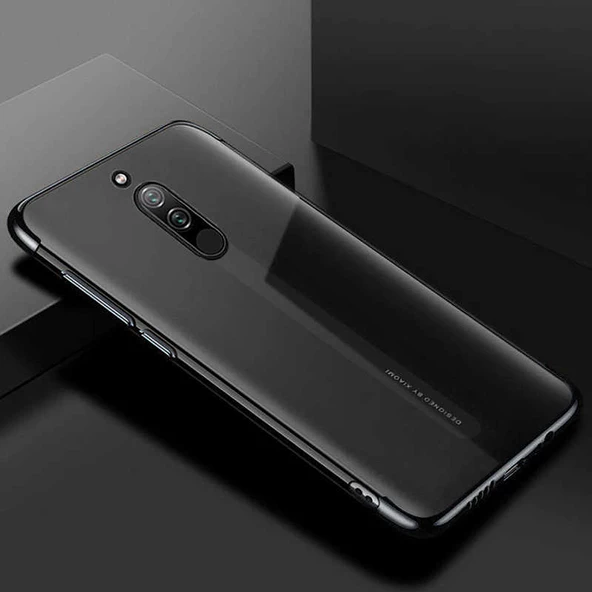 Xiaomi Redmi 8 Kılıf Zore Dört Köşeli Lazer Silikon Kılıf - Resim 2