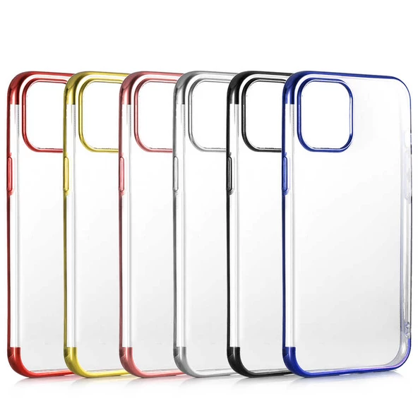 Apple iPhone 12 Pro Kılıf Zore Dört Köşeli Lazer Silikon Kılıf - Resim 8