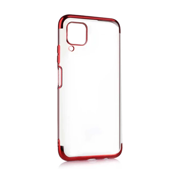 Huawei P40 Lite Kılıf Zore Dört Köşeli Lazer Silikon Kılıf - Resim 4