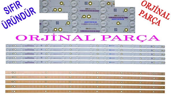 Philips, 43PUS6501/12 , 43PUS6101/12 , 43PUS6201/12, 43PUS7202, 43PUS6551, LED BAR TAKIMI, BACKLIGHT, PANEL LEDLERİ , LB43104
