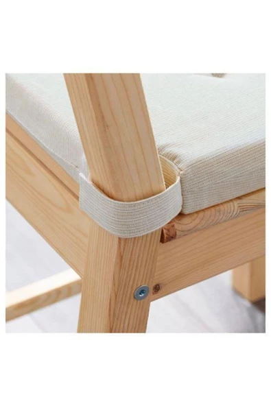 IKEA Justına Sandalye Minderi Ekru 35/42x40x4 cm - 3