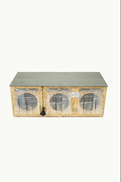 DEMONTE-Dış & İç Mekan Ahşap Kedi Yuvası Ölçüleri: 90x35x40 - 2