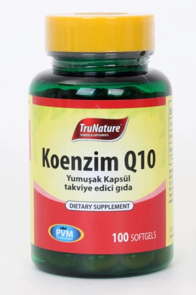 TruNature Koenzim Q10 100 Mg Arı Sütü 100 Mg Balık Yağı 100 Yumuşak Kapsül