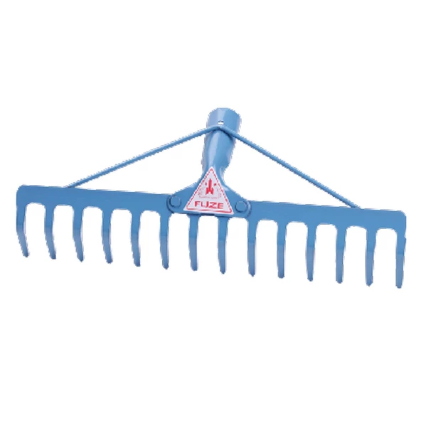 Füze Takviyeli Tırmık Bahçe Yaprak Tarla Tırmığı 14 Diş - 2