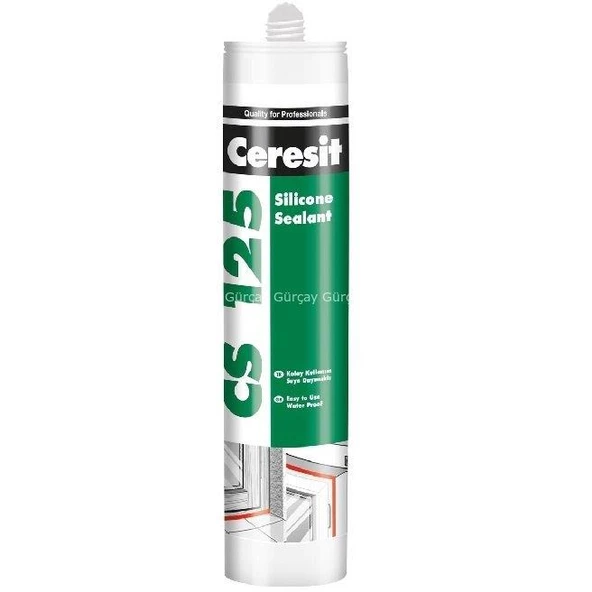 Ceresit CS225 Silikon 280gr Şeffaf 25 Adet / Koli