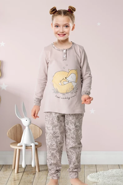 DoReMi Pink Lover Kız Çocuk Pijama Takımı