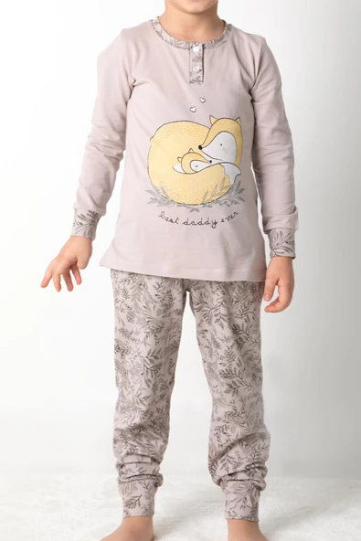 DoReMi Pink Lover Kız Çocuk Pijama Takımı - 3