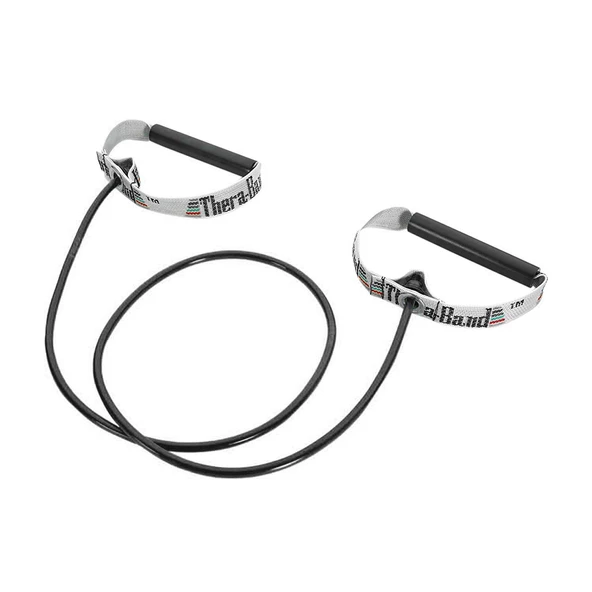 TheraBand® Bodytrainer Tubing 1,4 m El Tutamaçlı, Siyah - Resim 3