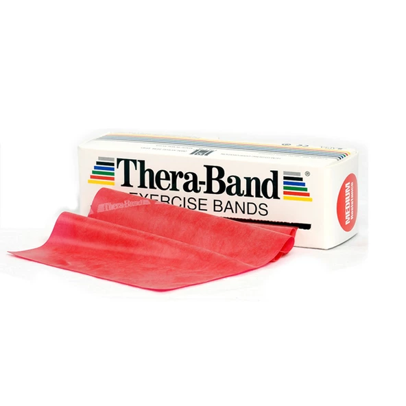 TheraBand® Exercise Band 5.5 m Orta,Kırmızı - 2