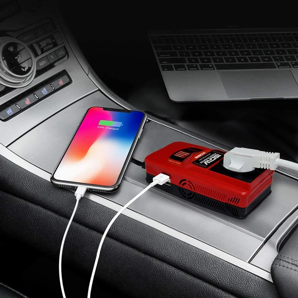 KOBB KBN150 12V/220V 150Watt Modifiye Sinüs Dönüştürücü İnvertör - 9