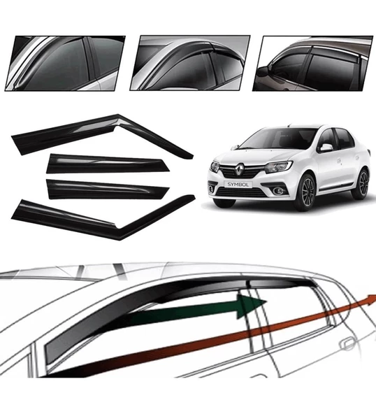 Renault Symbol 2014 Cam Rüzgarlığı 4 Lü