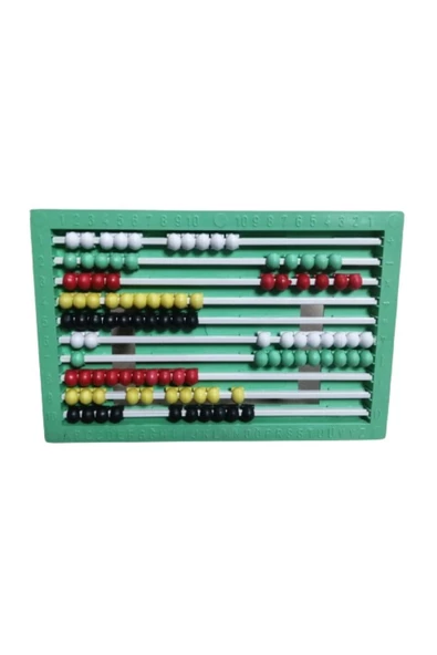 Raylı Abaküs Mishap Sayı Sayma Plastik - 4