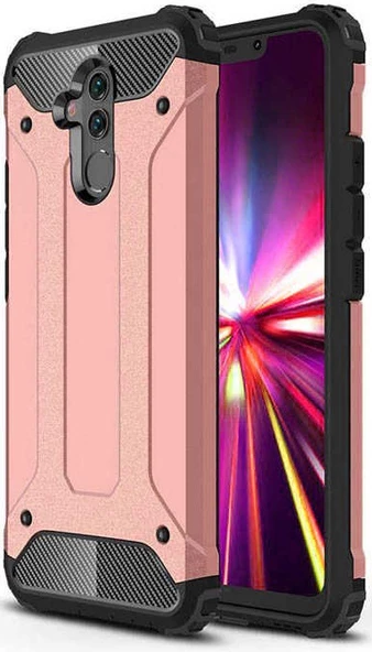 Huawei Mate 20 Lite Kılıf Zırhlı Tam Korumalı Silikon Tank Kapak - 2
