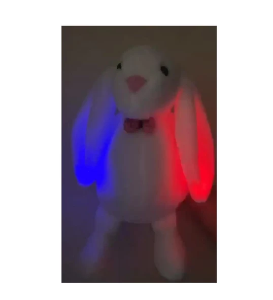 LED IŞIKLI, Uyku Arkadaşı Uzun Kulak Bunny Peluş Tavşan 65cm - 7